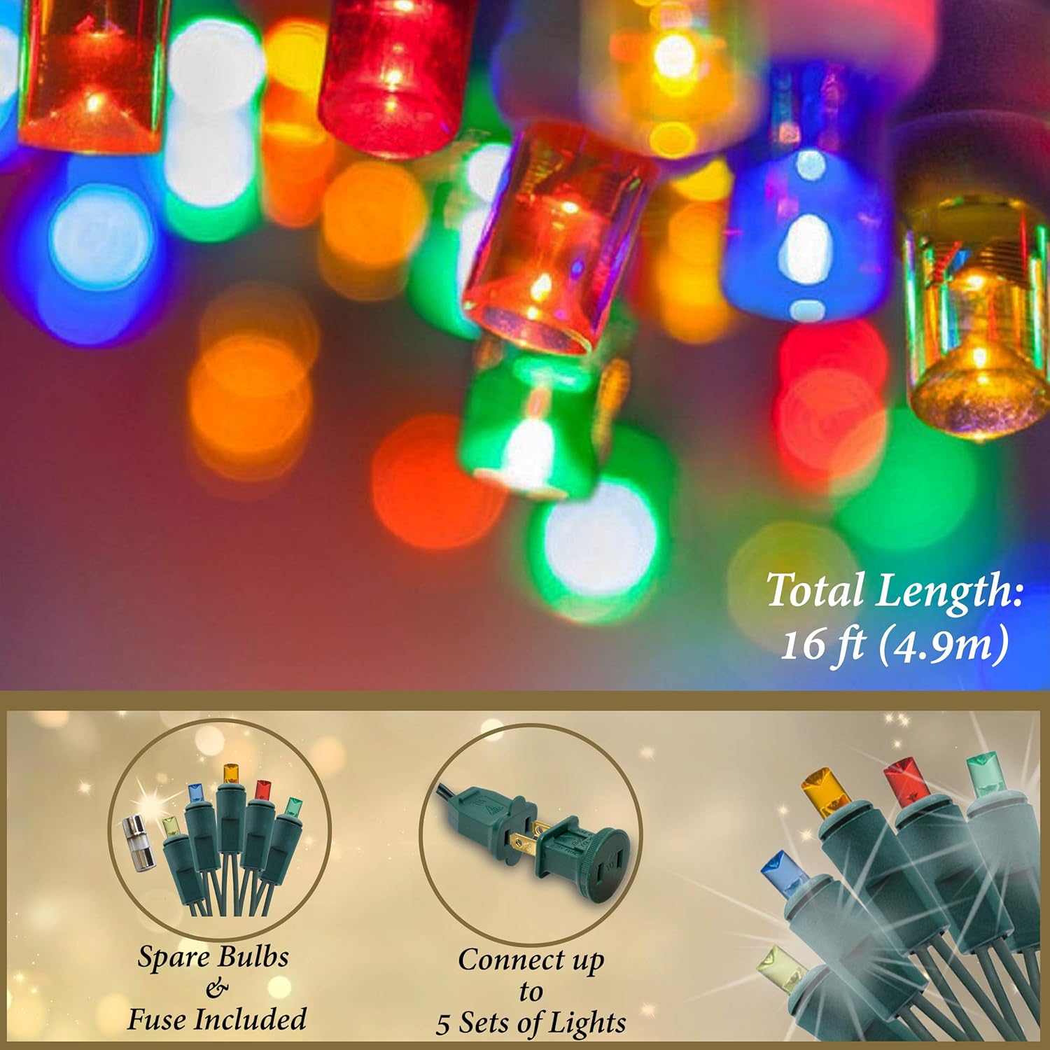 Holiday_Essence_60_LED_Mini_Christmas_Lights,_Multi_Color,_Professional_Grade_for_Indoor_&_Outdoor_Use_-_Energy_Efficient_LED_Bulbs_-_Wire_-_UL_Certified