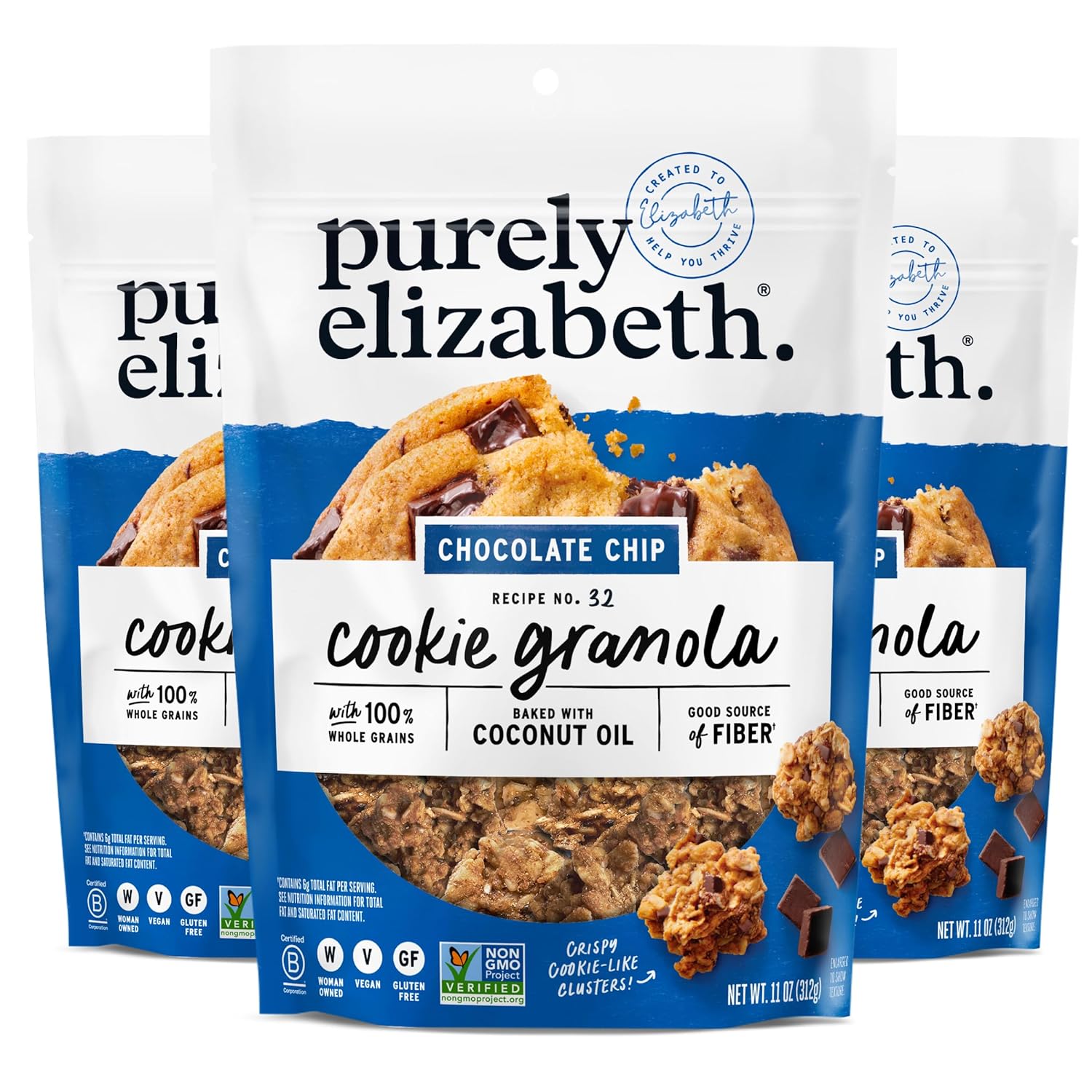 Purely_Elizabeth,_Cookie_Granola,_Chocolate_Chip,_11oz_Bag_(3_Pack)