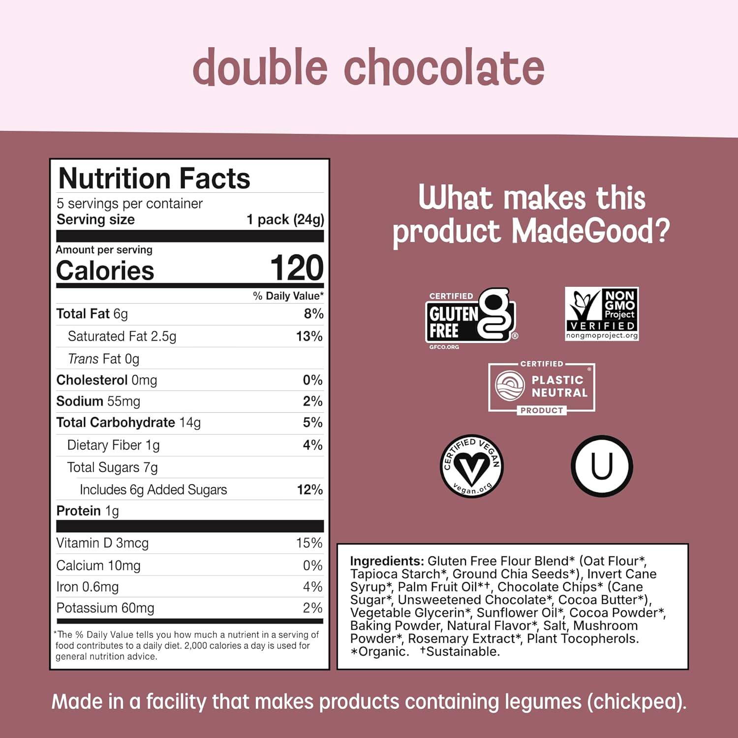 MadeGood_Double_Chocolate_Soft-Baked_Cookies,_0.85oz_Each,_Organic_Snacks