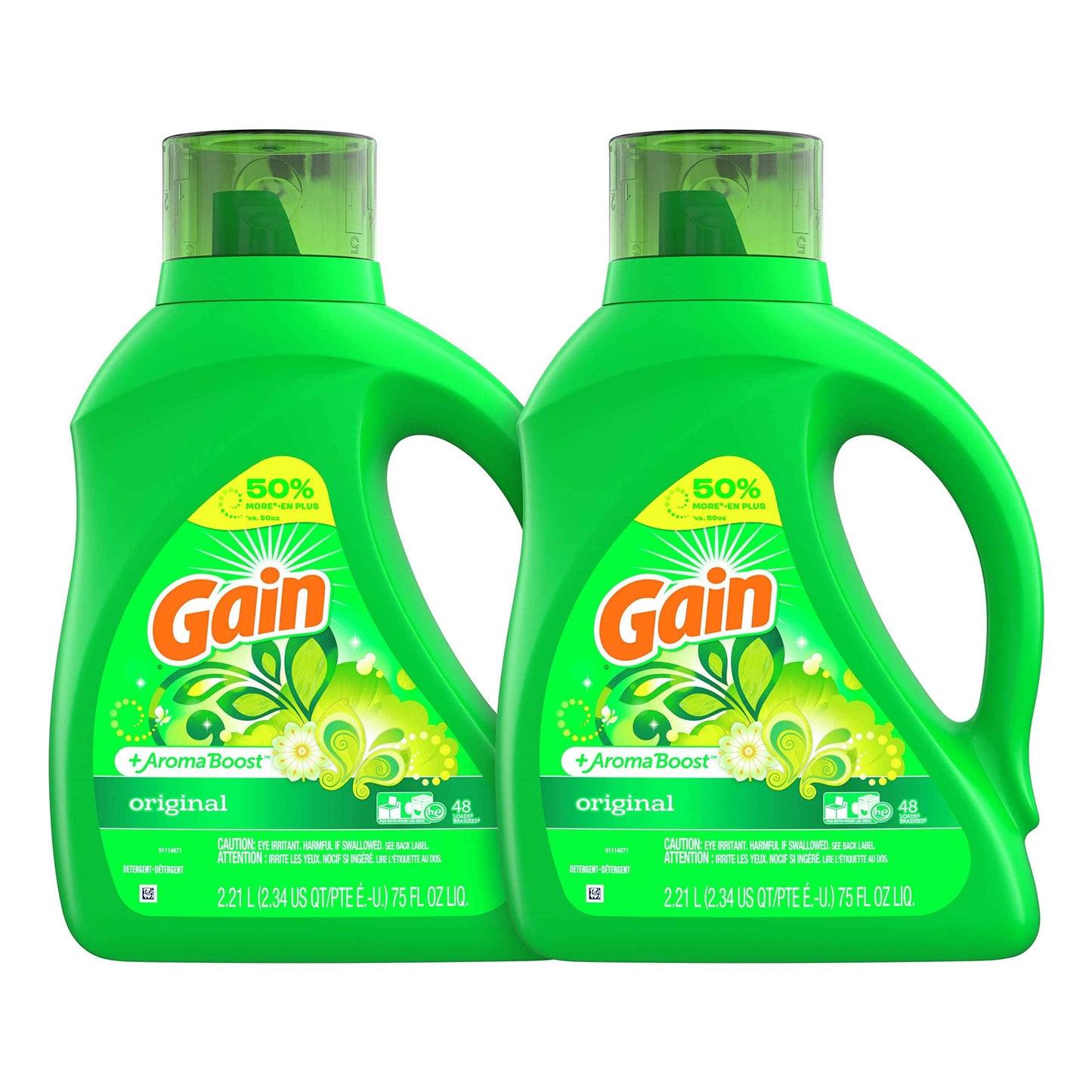 Gain Liquid Laundry Detergent, Lavender Scent, HE compatible, Laundry Detergent Liquid Soap