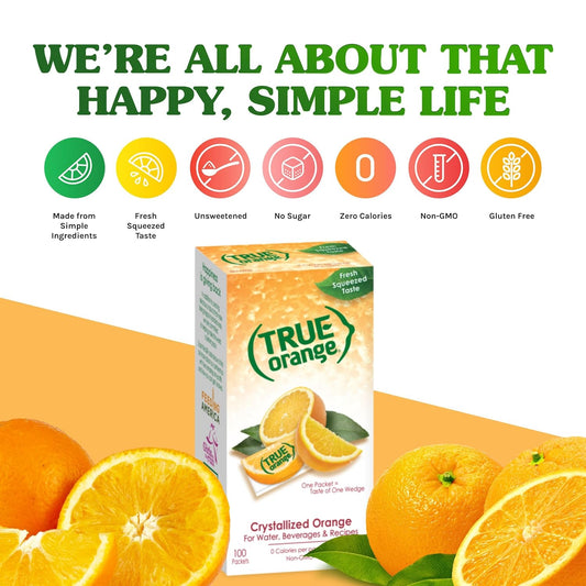 TRUE_ORANGE_Water_Enhancer,_Bulk_Dispenser_Pack_-_100_Count_(Pack_of_1)|_Zero_Calorie_Water_Flavoring_|_For_Water,_Bottled_Water,_Iced_Tea_&_Recipes_|_Water_Flavor_Packets_Made_with_Real_Oranges