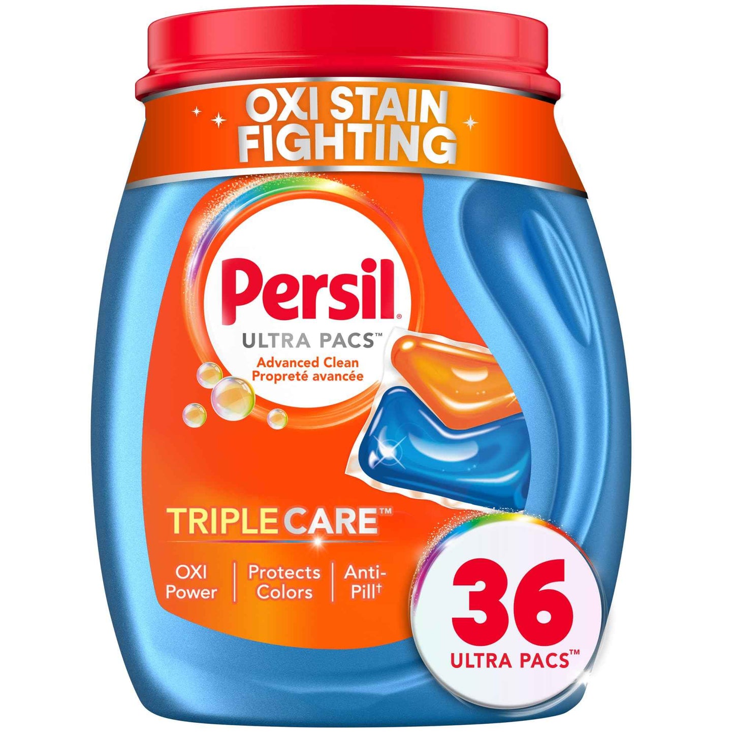 Persil Ultra Pacs Advanced Clean Oxi+Odor Power Laundry Detergent