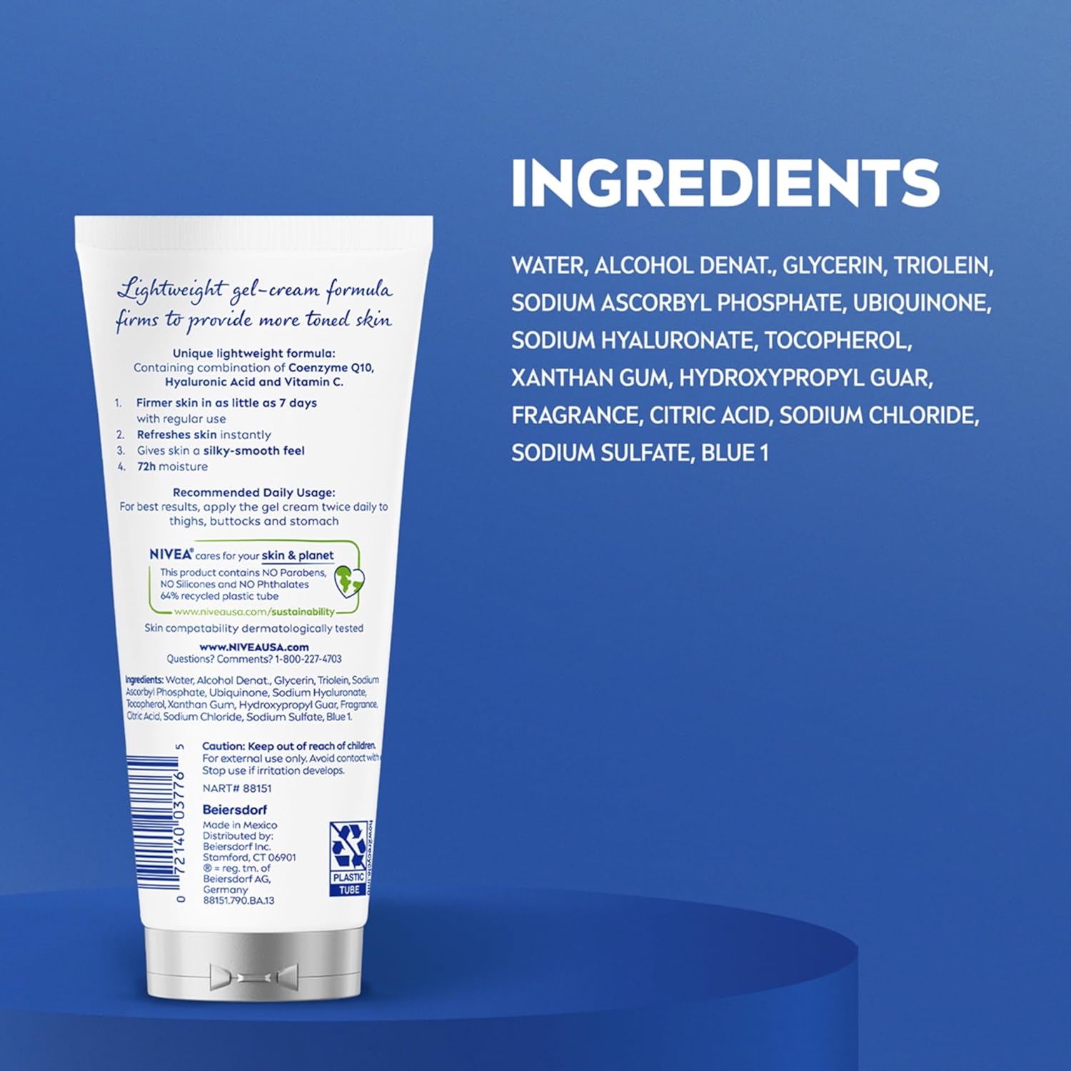 NIVEA_Skin_Firming_&_Toning_Body_Gel_Cream_with_Q10,_Hyaluronic_Acid_and_Vitamin_C,_Clinically_Tested_Skin_Firming_&_Toning_Cream,_72-Hour_Moisture,_6.7_Oz_Tube