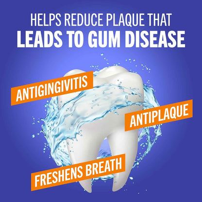 TheraBreath Healthy Gums Oral Rinse, Antigingivitis, Clean Mint Flavor, Dentist Formulated to Help Prevent Gingivitis and Support Gum Health, Alcohol Free, 1 Liter
