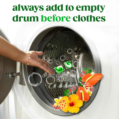 Gain Flings Liquid Washing Detergent Pacs with Odor Defense + Color Guard, 4-In-1 Liquid Laundry Detergent Pods, Clean & Fresh