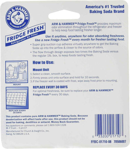 Arm & Hammer Fridge Fresh Refrigerator, 1 Count (Pack of 2)