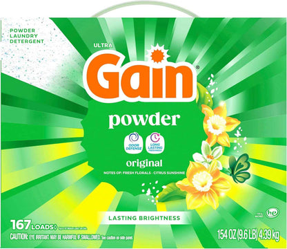 Gain Powder Laundry Detergent, Original Scent