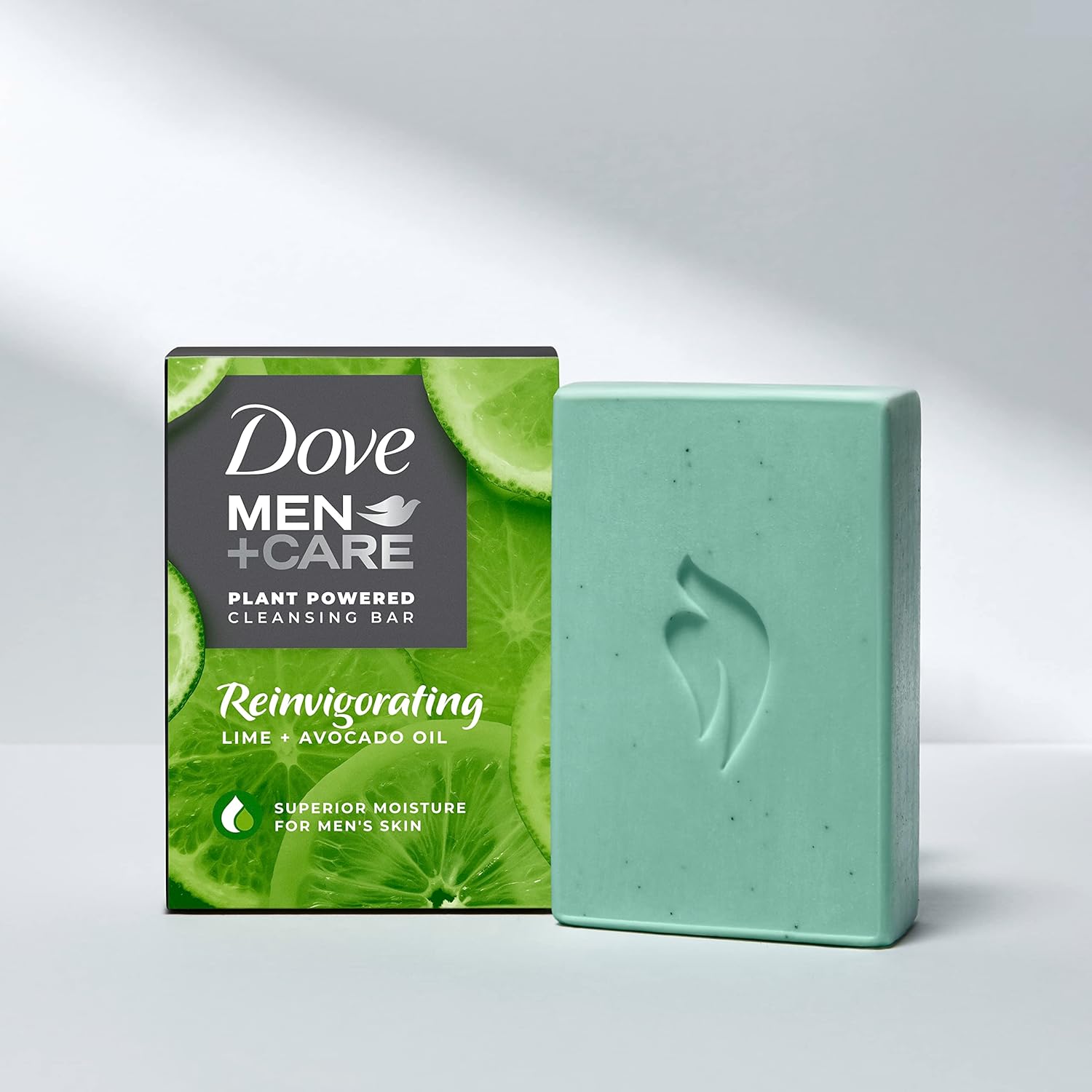 DOVE_MEN_+_CARE_Plant-Powered_Natural_Essential_Oil_Bar_Soap_Reinvigorating_Lime_+_Avocado_Oil_to_Clean_and_Hydrate_Mens_Skin_4-in-1_Bar_Soap_for_Men's_Body,_Hair,_Face_and_Shave._5_oz,_4_Count