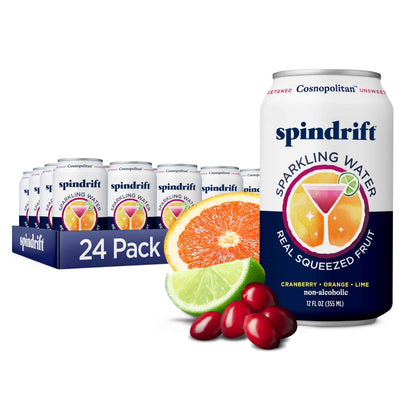 Spindrift Sparkling Water, Made with Real Squeezed Fruit, 12 Fl Oz Cans