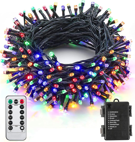 ITICdecor_Christmas_String_Lights_33ft_100_LED_Battery_Fairy_Lights_for_Indoor_Outdoor_Waterproof_with_Remote_Control_&_Timer_&_8_Modes_Battery_Operated_String_Lights_for_Xmas_Tree_Party_Garden