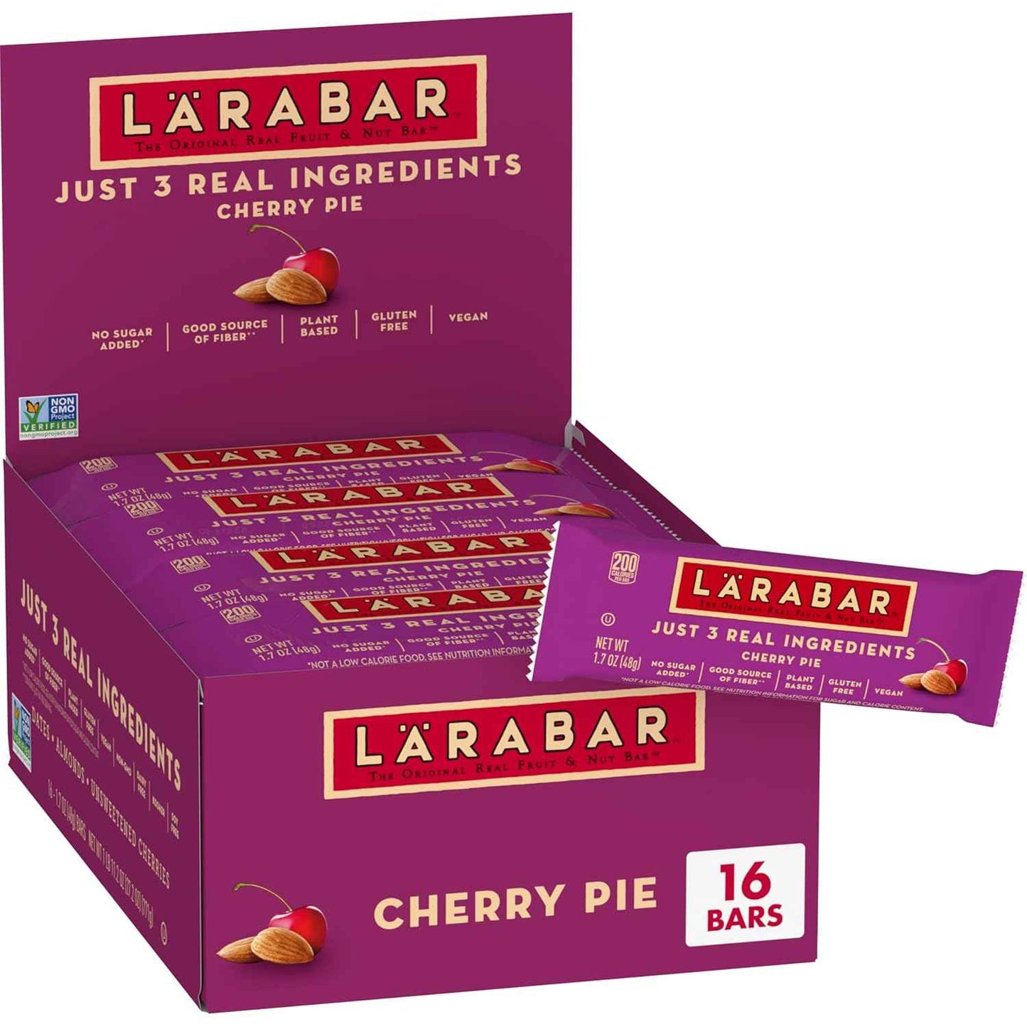 Larabar Cherry Pie Fruit and Nut Bar, Gluten Free and Vegan