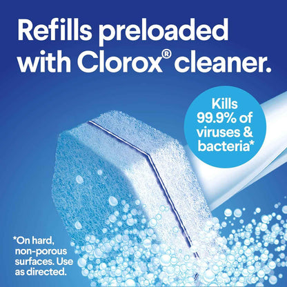 Clorox ToiletWand Disinfecting Refills, Disposable Wand Heads, 30 Count
