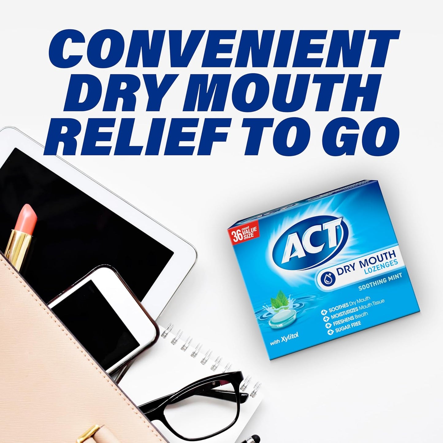 ACT_Dry_Mouth_Lozenges_with_Xylitol,_Soothing_Mint,_36_Lozenges