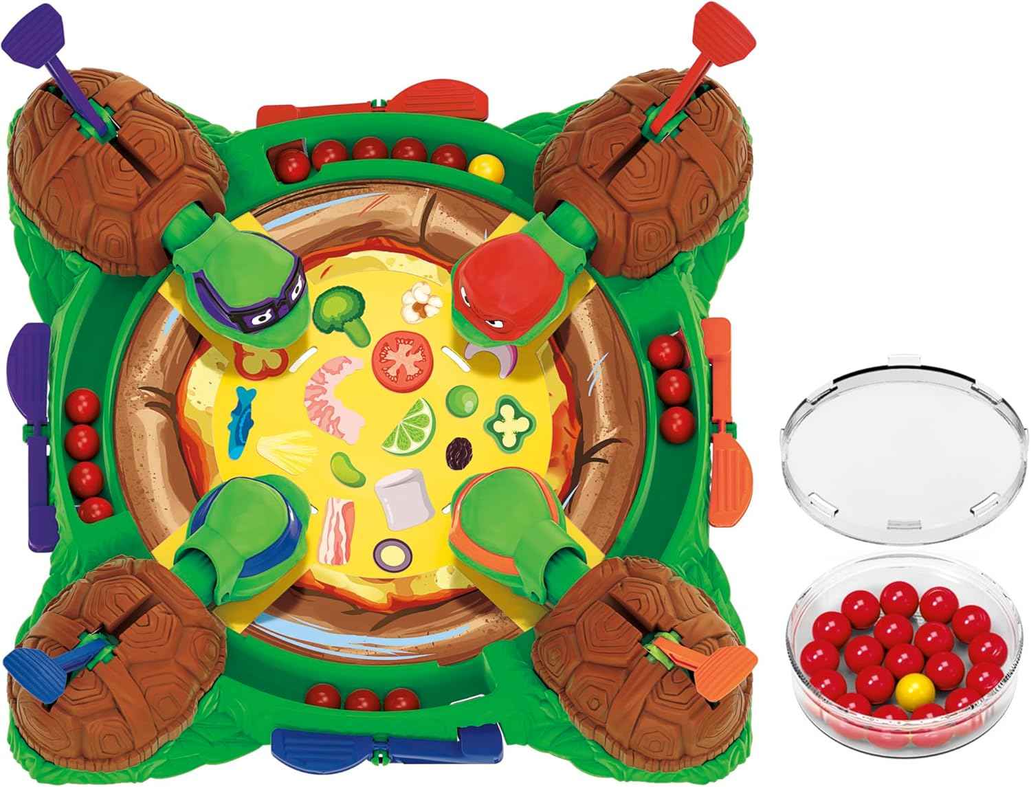 Hungry Hungry Hippos: Teenage Mutant Ninja Turtles Edition Game | Ages 4 and Up | 2 to 4 Players | Kids Board Games | Gifts for Preschoolers | Easter Gifts for Boys and Girls (Amazon Exclusive)