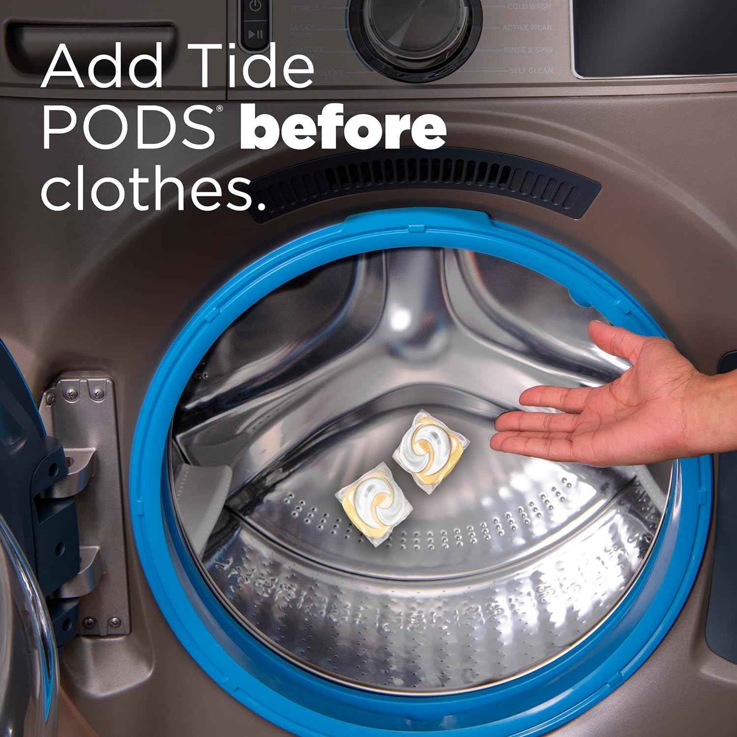 Tide Pods Free & Gentle Laundry Detergent Soap Pacs, Tide Pods Laundry Detergent (Packaging May Vary)