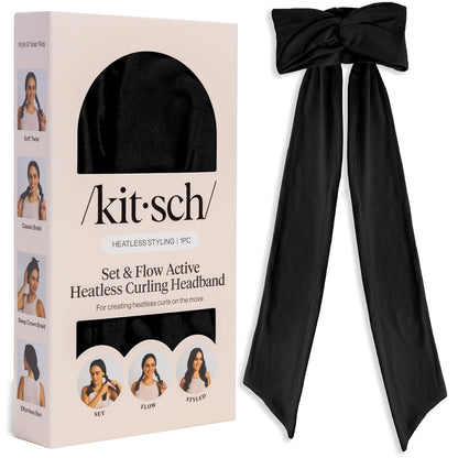 Kitsch_Set_&_Flow_Active_Heatless_Curling_Headband_For_Women_–_Achieves_Heatless_Curls_Overnight,_No_Heat_Damage_|_Heatless_Curlers_with_Flexible_Fit_|_Great_During_Gym_Sessions,_Travel_-_Black,_1pc