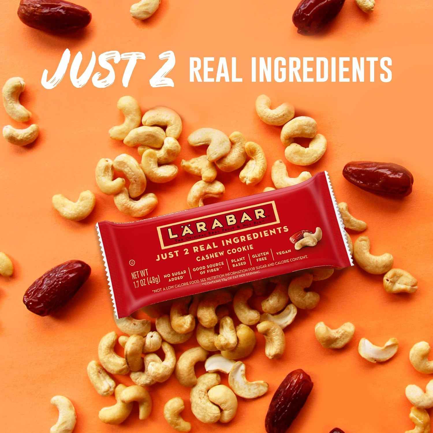 Larabar Cashew Cookie, Fruit and Nut Bars, Gluten Free and Vegan