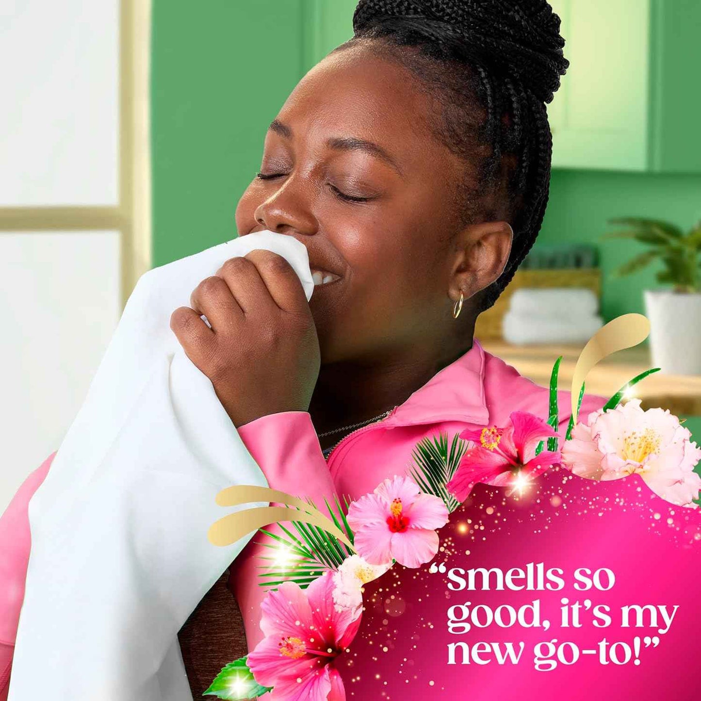 Gain Plus Flings Liquid Washing Detergent Pods, Gain's Best Clean, All-In-One, Happy Hibiscus Scent Laundry Pacs