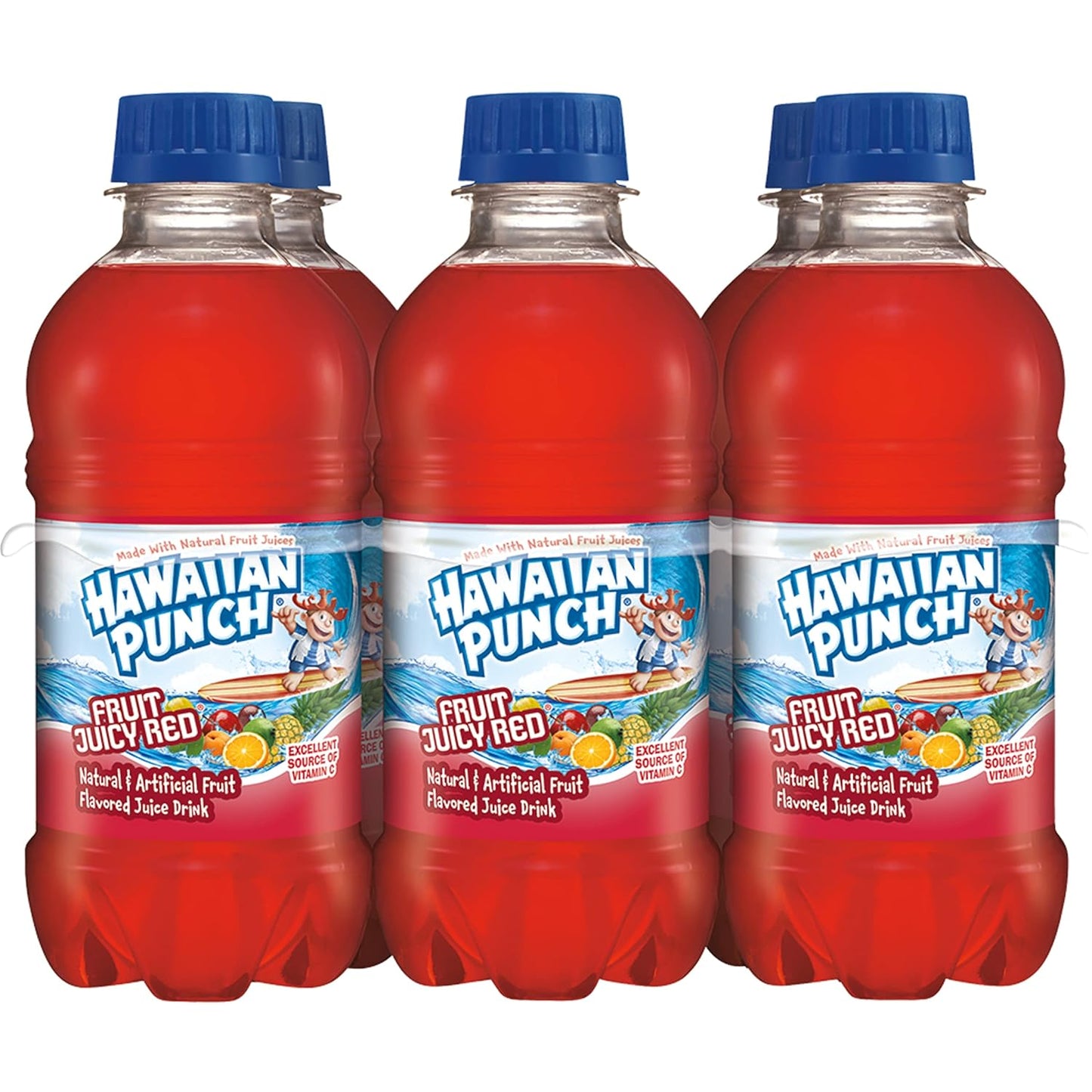 Hawaiian_Punch_Fruit_Juicy_Red_Fruit_Juice_Drink,_10_Fl_Oz_Bottles,_24_Count_(4_Packs_Of_6),_Ready-to-drink,_On-the-go,_Caffeine-free,_Carbonation-free,_Gluten-free,_Excellent_Source_Of_Vitamin_C