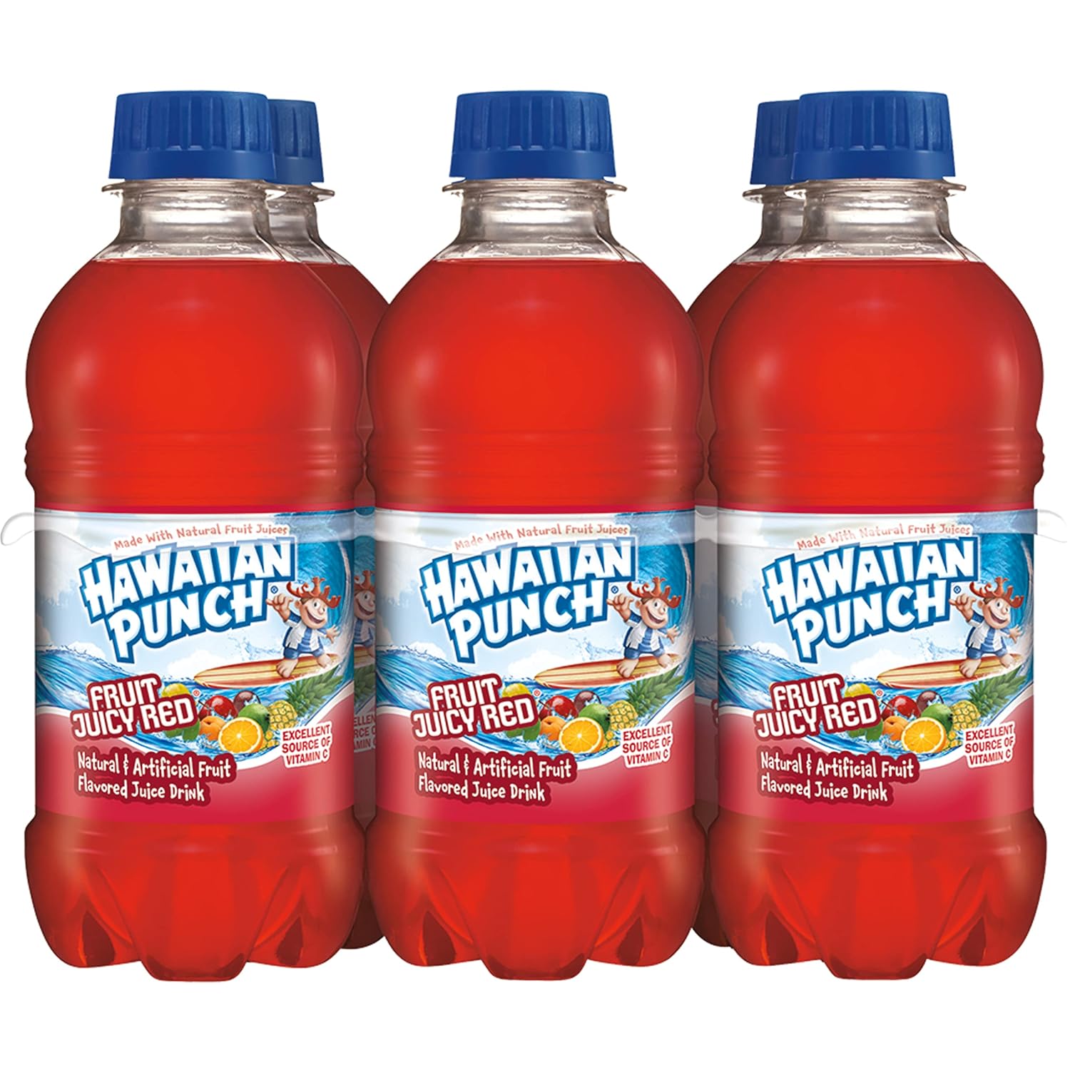 Hawaiian_Punch_Fruit_Juicy_Red_Fruit_Juice_Drink,_10_Fl_Oz_Bottles,_24_Count_(4_Packs_Of_6),_Ready-to-drink,_On-the-go,_Caffeine-free,_Carbonation-free,_Gluten-free,_Excellent_Source_Of_Vitamin_C