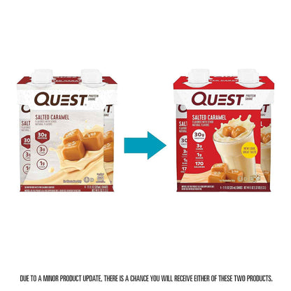 Quest Nutrition Ready to Drink Protein Shake, 30g Protein, 3g Net Carbs, Gluten Free, Keto Friendly