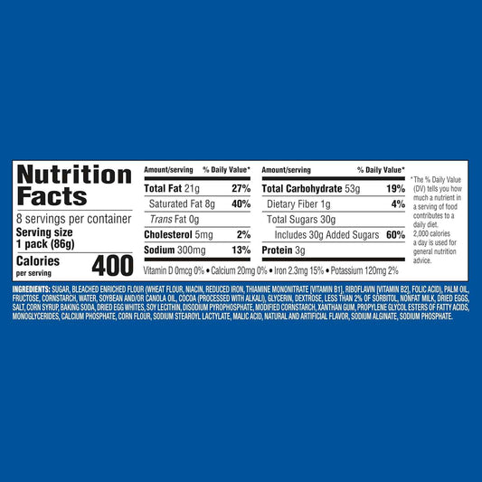 OREO Cakesters Soft Snack Cakes, 8-3.03 oz Snack Packs