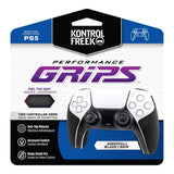 KontrolFreek Performance Grips for PlayStation 5 (PS5) Controller (Nightfall Black, Galaxy Purple, Inferno Red)