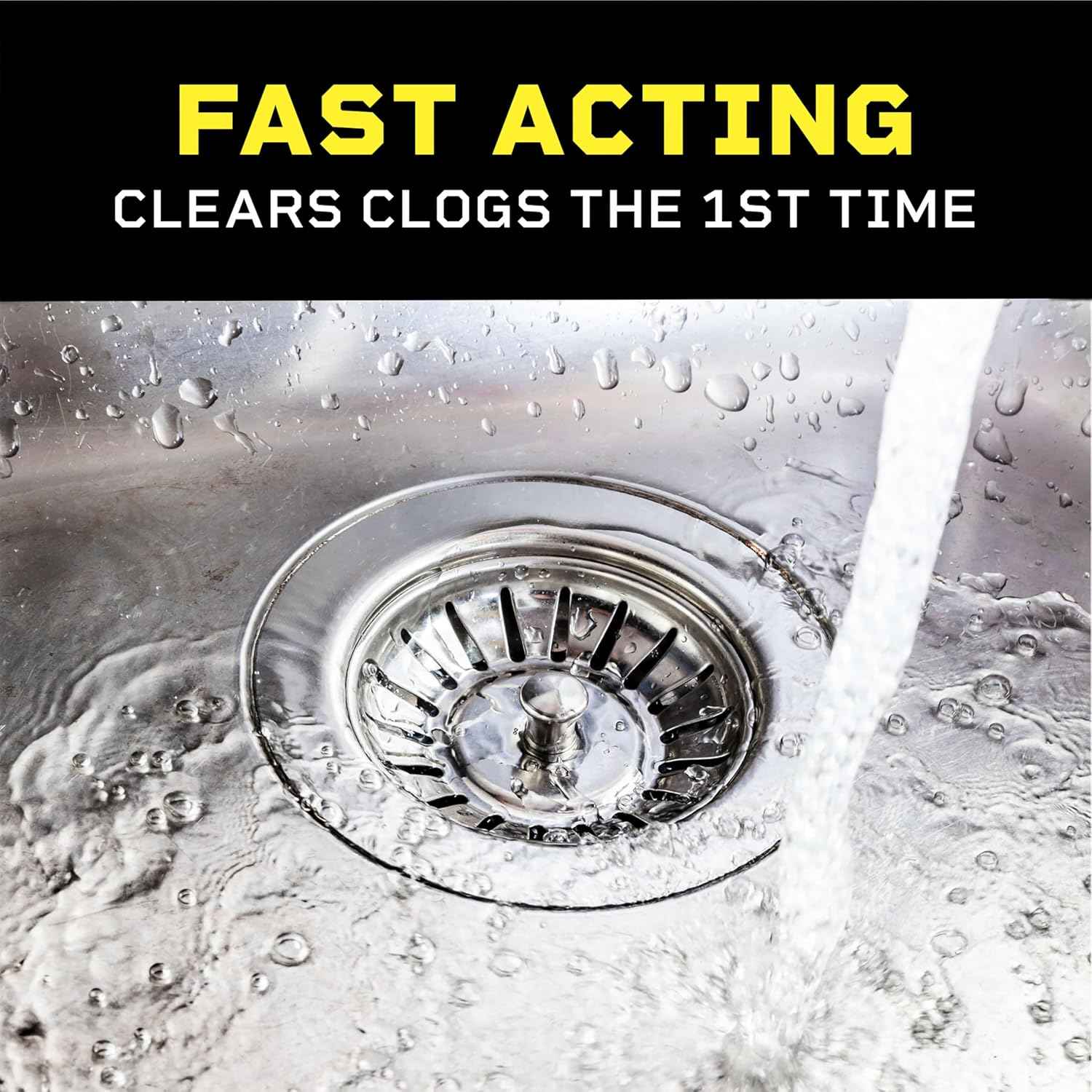 Clorox Liquid-Plumr Pro-Strength Clog Destroyer, Liquid Drain Cleaner, 32 Fluid Ounces