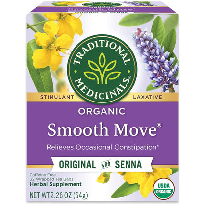 Traditional_Medicinals_Tea,_Organic_Smooth_Move_Senna,_32_Tea_Bags