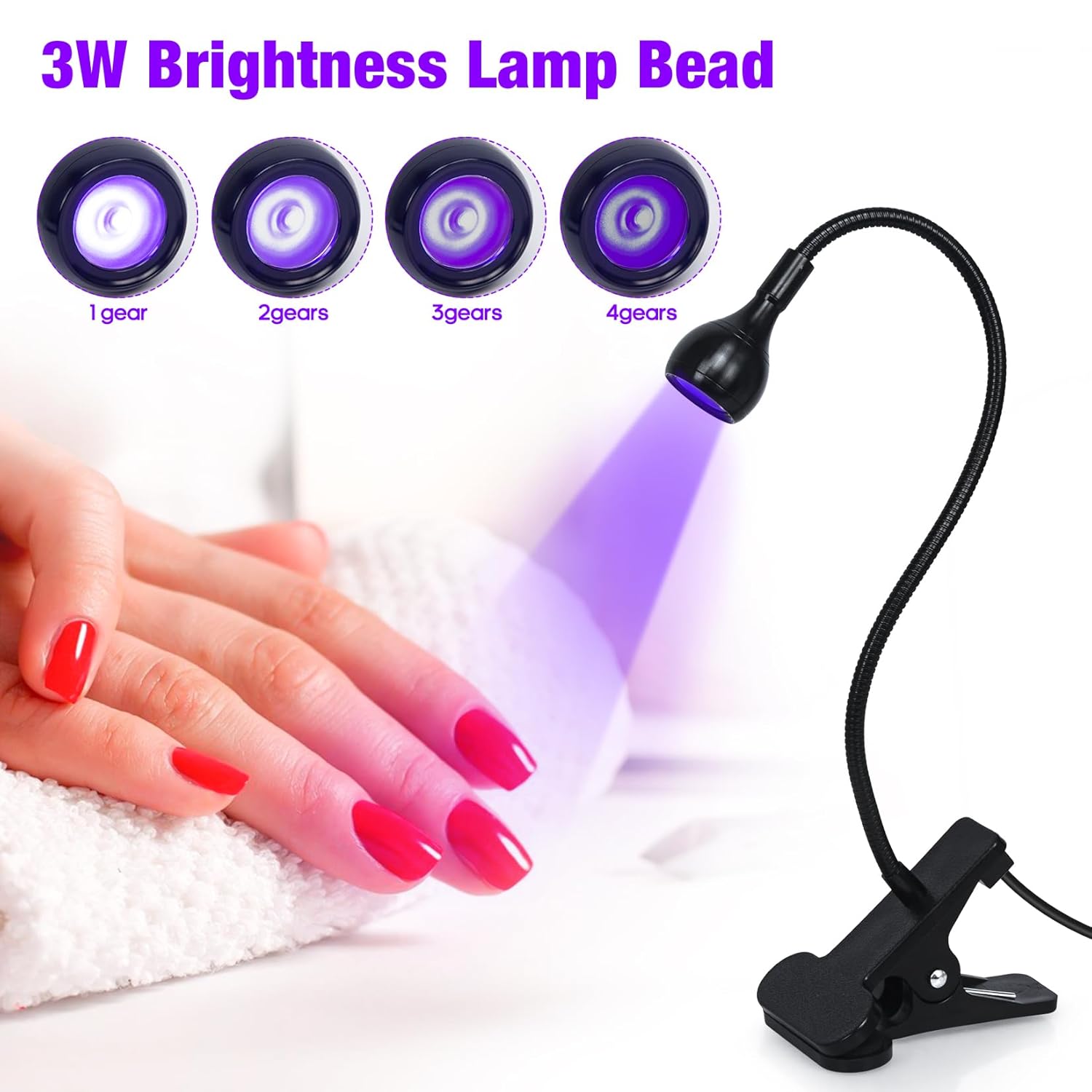 AORAEM_Nail_Lamp_LED_Nail_Manicure_Dryer_Curing_Light_with_Black_Gooseneck_and_Clamp_for_Gel_Nails