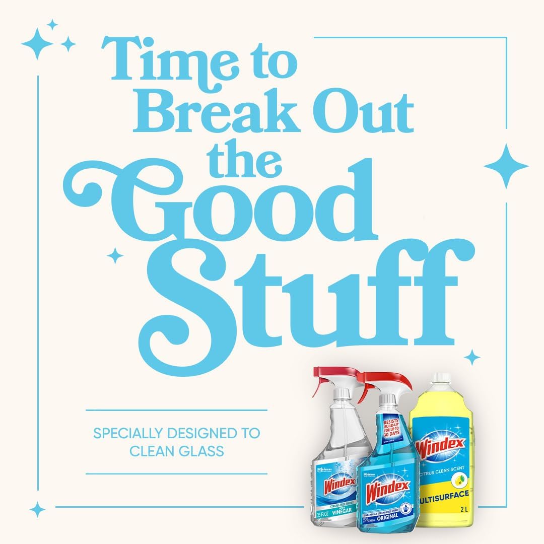 Windex_Glass_and_Window_Cleaner_Spray_Bottle,_Bottle_Made_from_100%_Recycled_Plastic,_Surface_Cleaning_Spray,_Original_Blue_Scent,_23_Fl_Oz_(Pack_of_2)