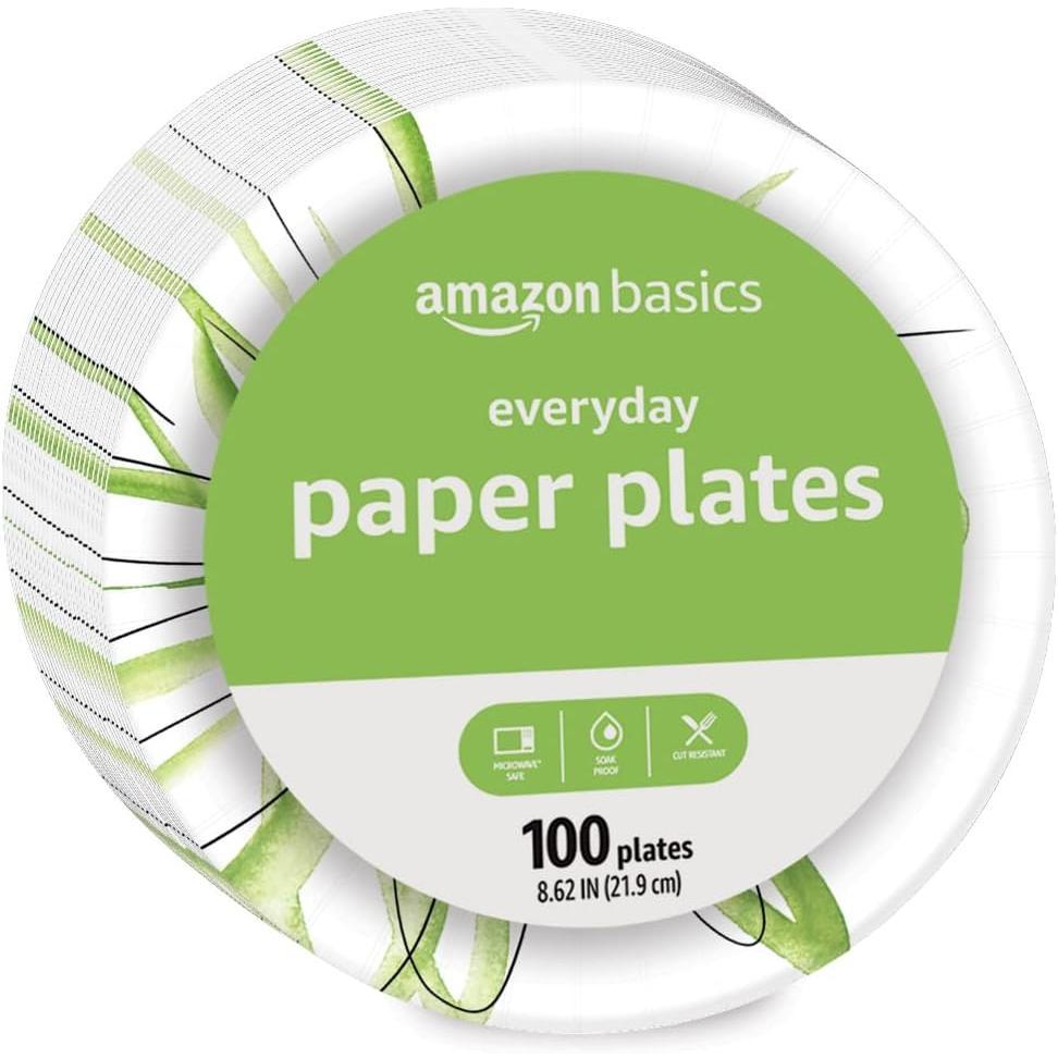 Basics_Everyday_Paper_Plates,_8_5/8_Inch,_Disposable,_Vary_Count