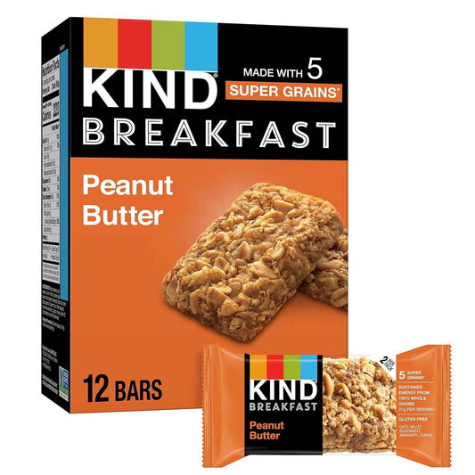 KIND Breakfast Protein Bars – Office Desk Drawer Snack for Busy Professionals, 8g Protein Grab-and-Go
