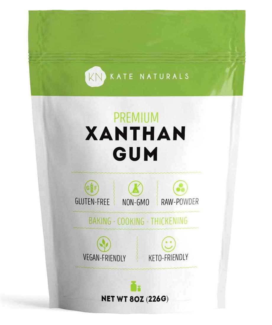 Kate Naturals Xanthan Gum for Baking, Ice Cream & Thickener – Calming DIY Bath Ritual Powder for Self-Care Night