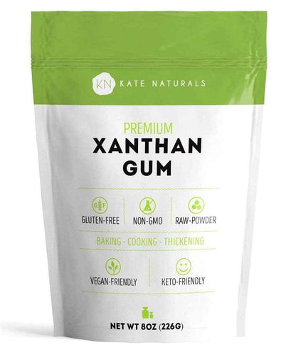 Kate Naturals Xanthan Gum for Baking, Ice Cream & Thickener – Calming DIY Bath Ritual Powder for Self-Care Night