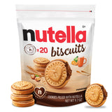 Nutella Biscuits – Thoughtful Edible Gift for Nutella Lovers, Hostess, and Coworkers, 20 Count Box