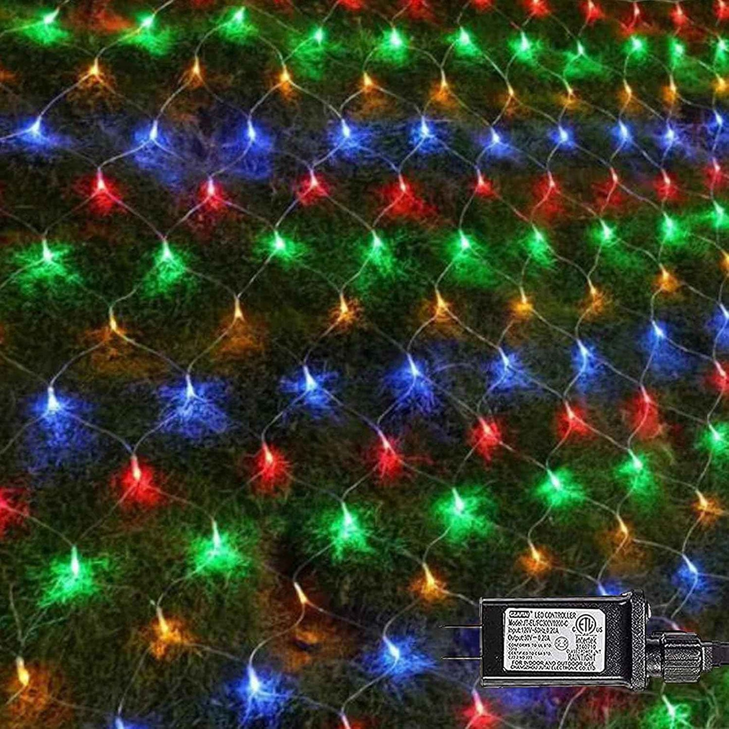 FUNPENY Christmas Mesh Lights – 8 Mode Ambient Decor for Bedroom Window, Staircase and Indoor Tree