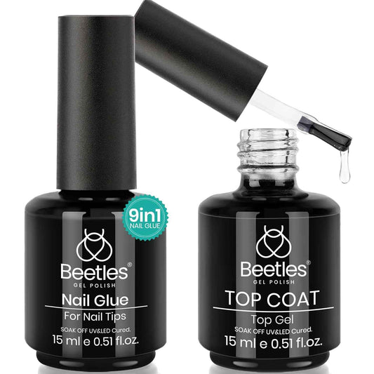 Beetles 3-Minute Gel Nail Kit – Quick 10-Minute Manicure for Busy Work-from-Home Schedules