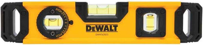 DEWALT 9 Inch Magnetic Torpedo Level – Weather-Resistant Tool for Patio Build and Site Setup