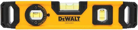 DEWALT 9 Inch Magnetic Torpedo Level – Weather-Resistant Tool for Patio Build and Site Setup
