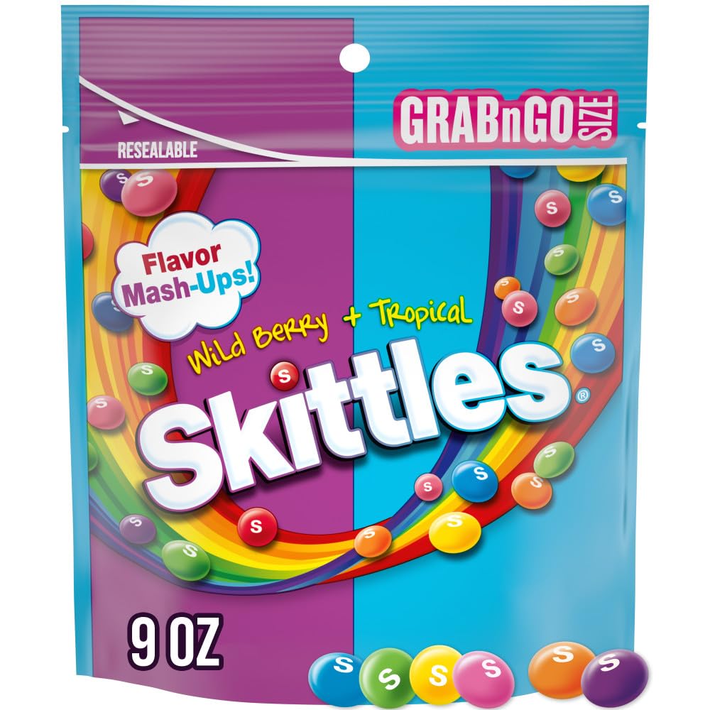 9-ounce resealable grab-and-go pouch