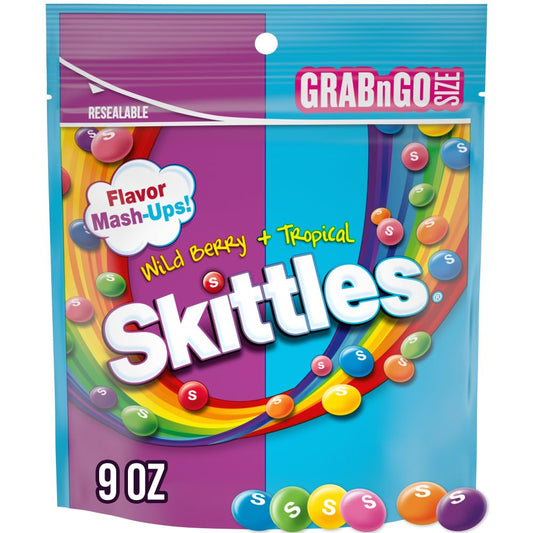 9-ounce resealable grab-and-go pouch