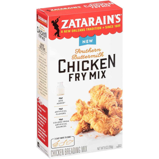 Zatarain's Southern Buttermilk Chicken Fry Mix – Oven-Baked Lighter Alternative to Fried Chicken