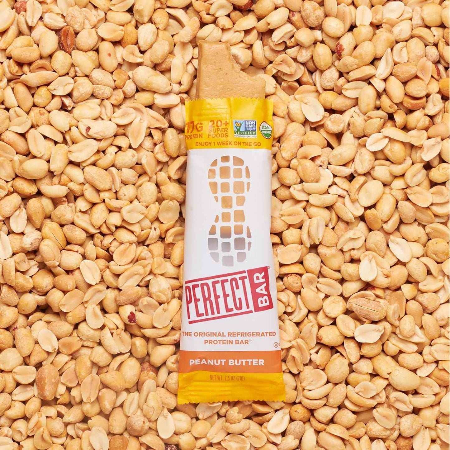 Perfect Bar Protein Bars, Gluten Free, Made with Organic Honey, Cookie Dough Texture, Refrigerated