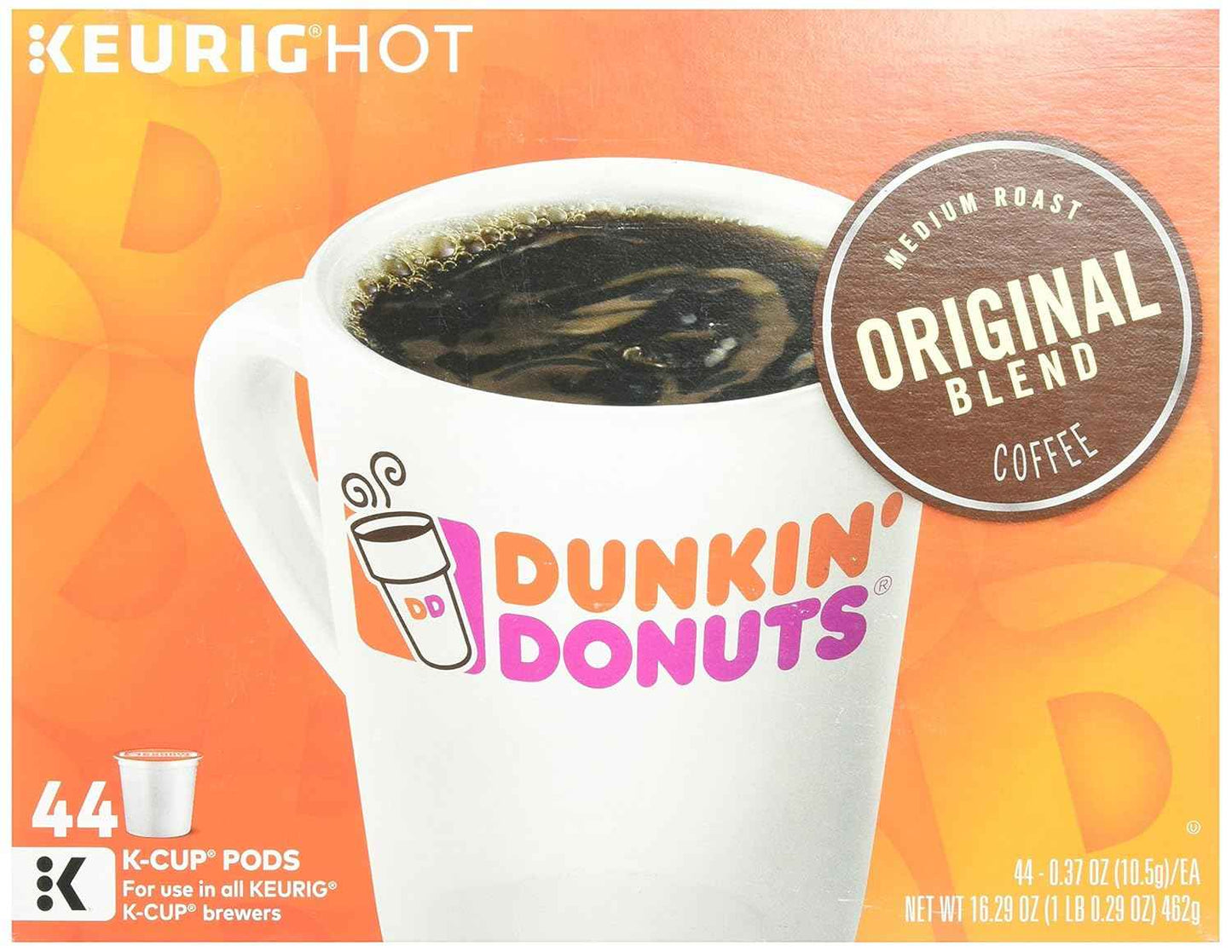 Dunkin' Donuts Coffee K-Cup Pods Medium Roast