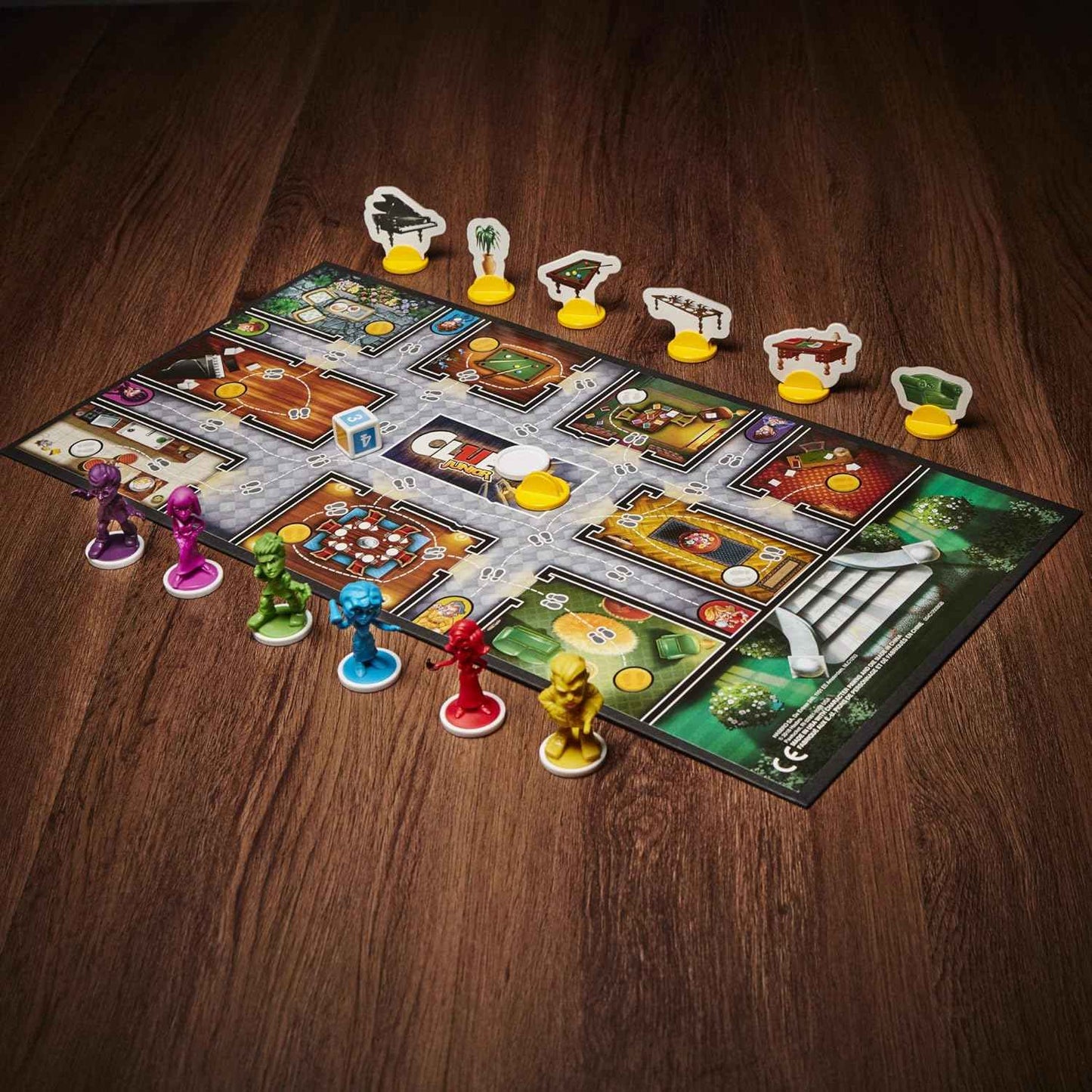 Hasbro Gaming Clue Junior Board Game for Kids Ages 5 and Up, Case of The Broken Toy, Classic Mystery Game for 2-6 Players