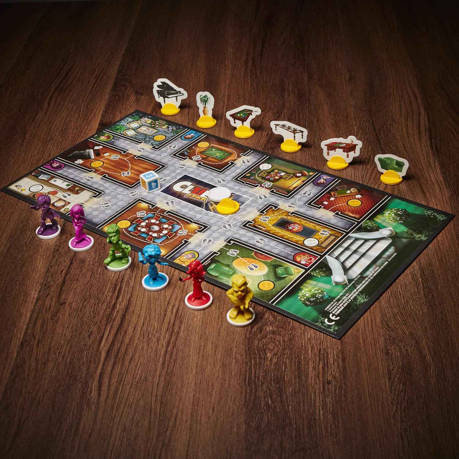 Hasbro Gaming Clue Junior Board Game for Kids Ages 5 and Up, Case of The Broken Toy, Classic Mystery Game for 2-6 Players