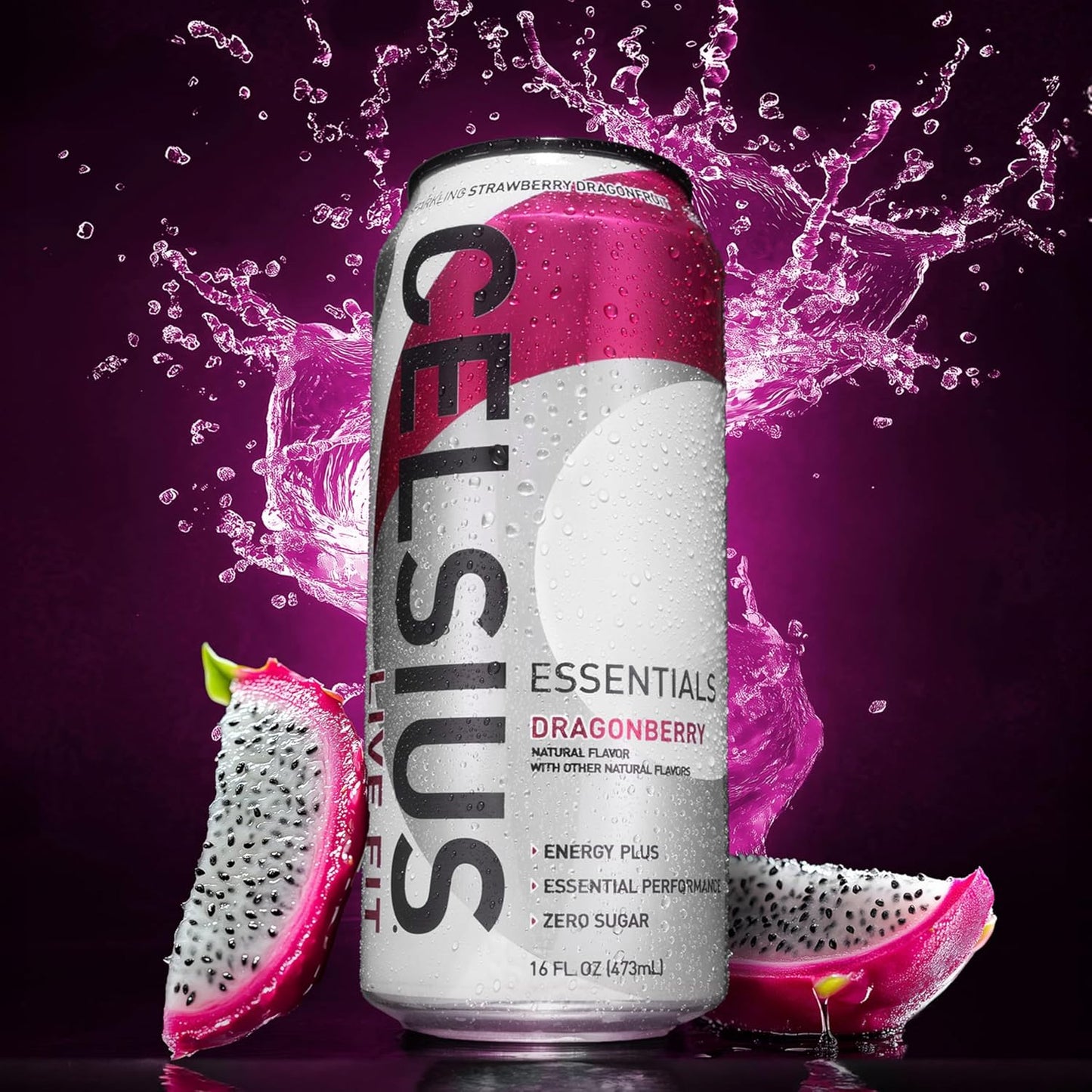 CELSIUS_ESSENTIALS™_Sparkling_Dragonberry,_Sugar_Free_Performance_Energy_Drink,_16_Fl_Oz_(Pack_of_12)