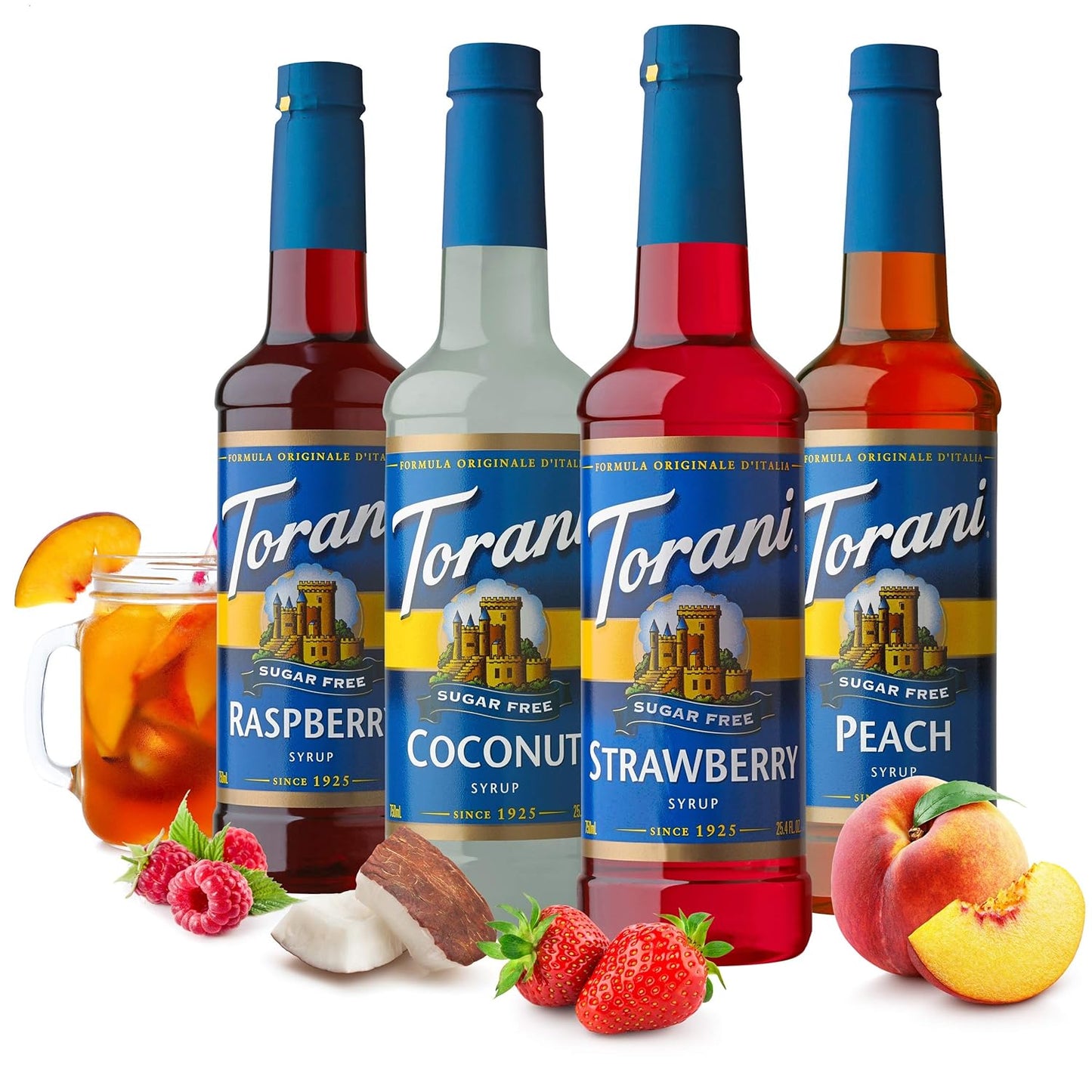 Torani_Sugar_Free_Flavored_Drink_Syrup_Soda_Flavors_Variety_Pack,_Raspberry,_Coconut,_Strawberry_&_Peach,_25.4_fl_oz,_(Set_of_4)