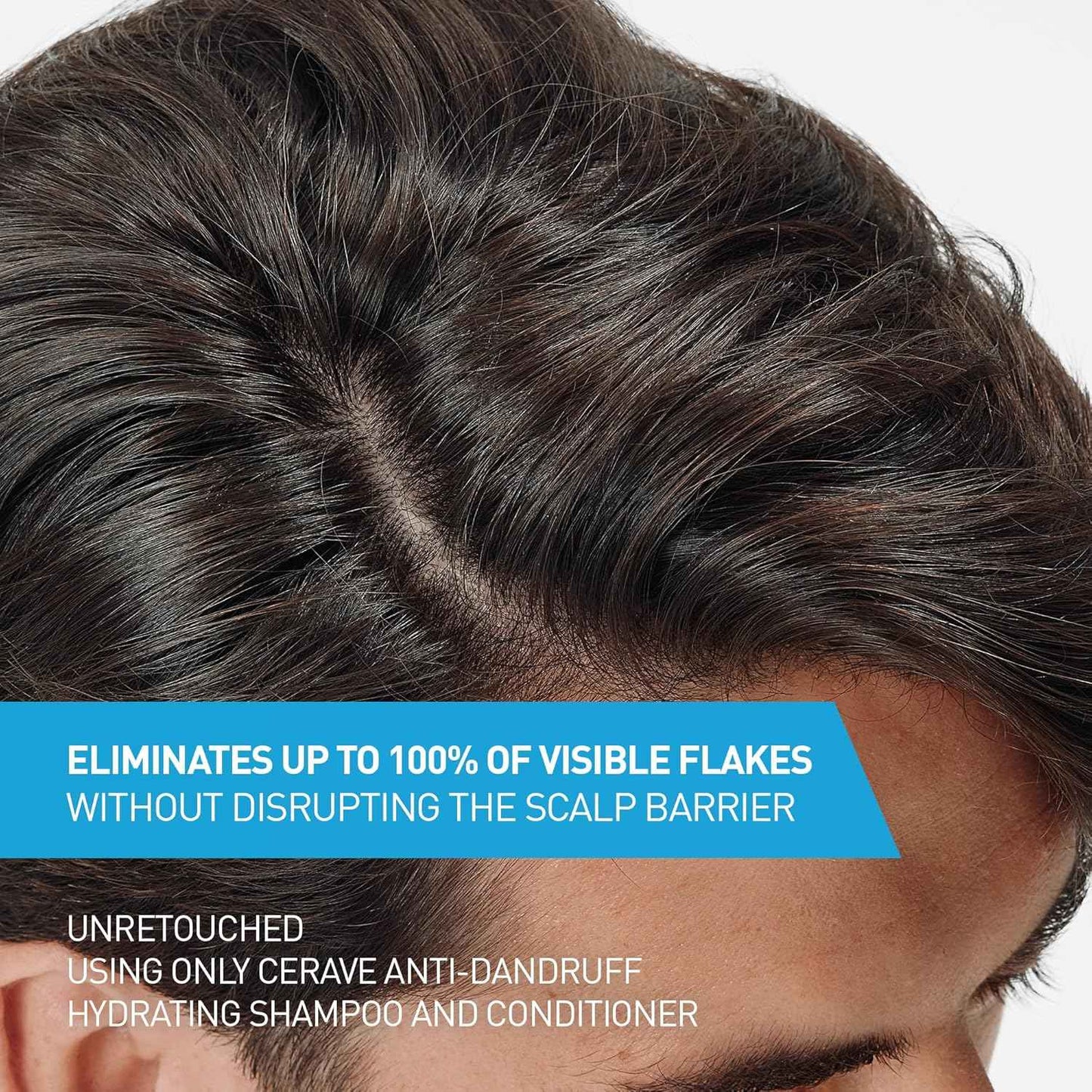 CeraVe Hydrating Anti Dandruff Shampoo, 1% Pyrithione Zinc Dandruff Treatment With Ceramides, Niacinamide & Hyaluronic Acid, Helps Eliminate Flakes & Provides Itchy Scalp Relief, Sulfate Free, 19 Oz